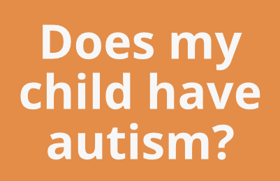 does my child have autism button