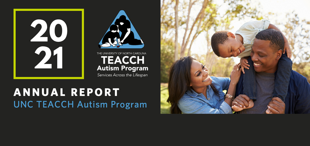 UNC TEACCH Autism Program Annual Report web banner